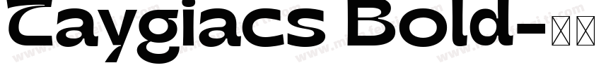 Taygiacs Bold字体转换